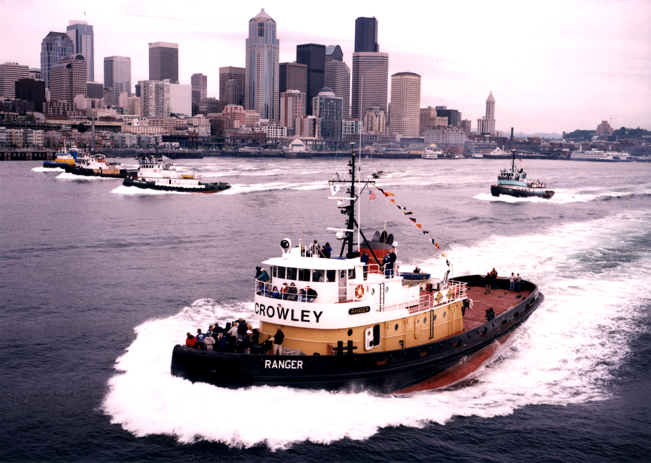 Chance to be aboard Seattle's fastest tugboat during the Seattle
